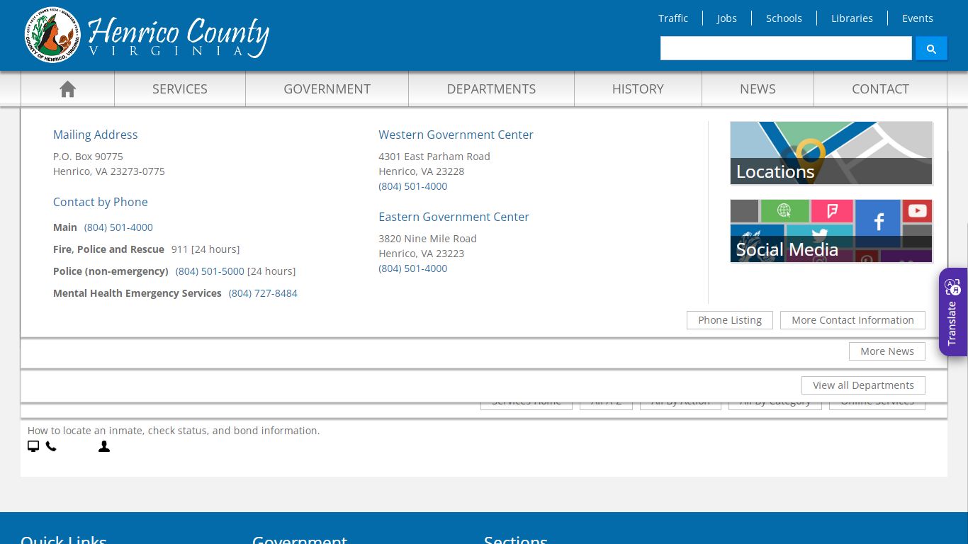 Find Inmate Archives - Henrico County, Virginia
